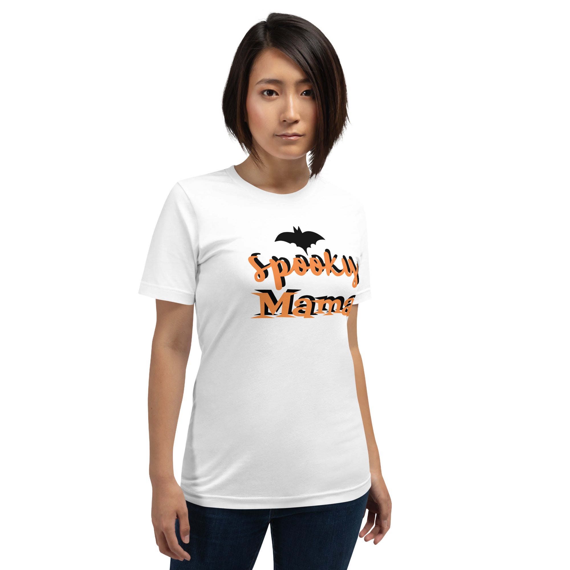 Unisex t-shirt Spooky Mama Slogan For Halloween