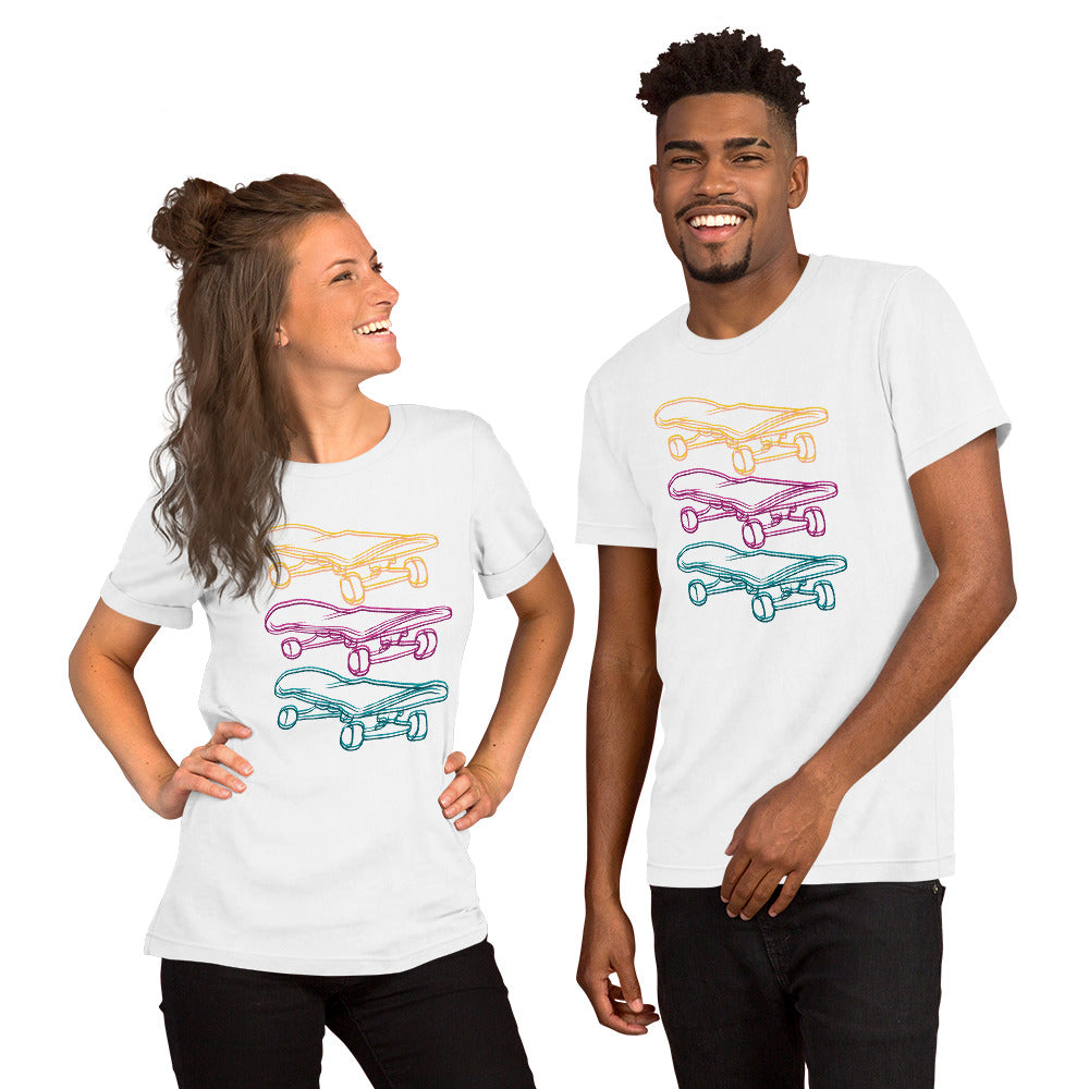 Unisex Staple T-Shirt - Skateboards Graphic