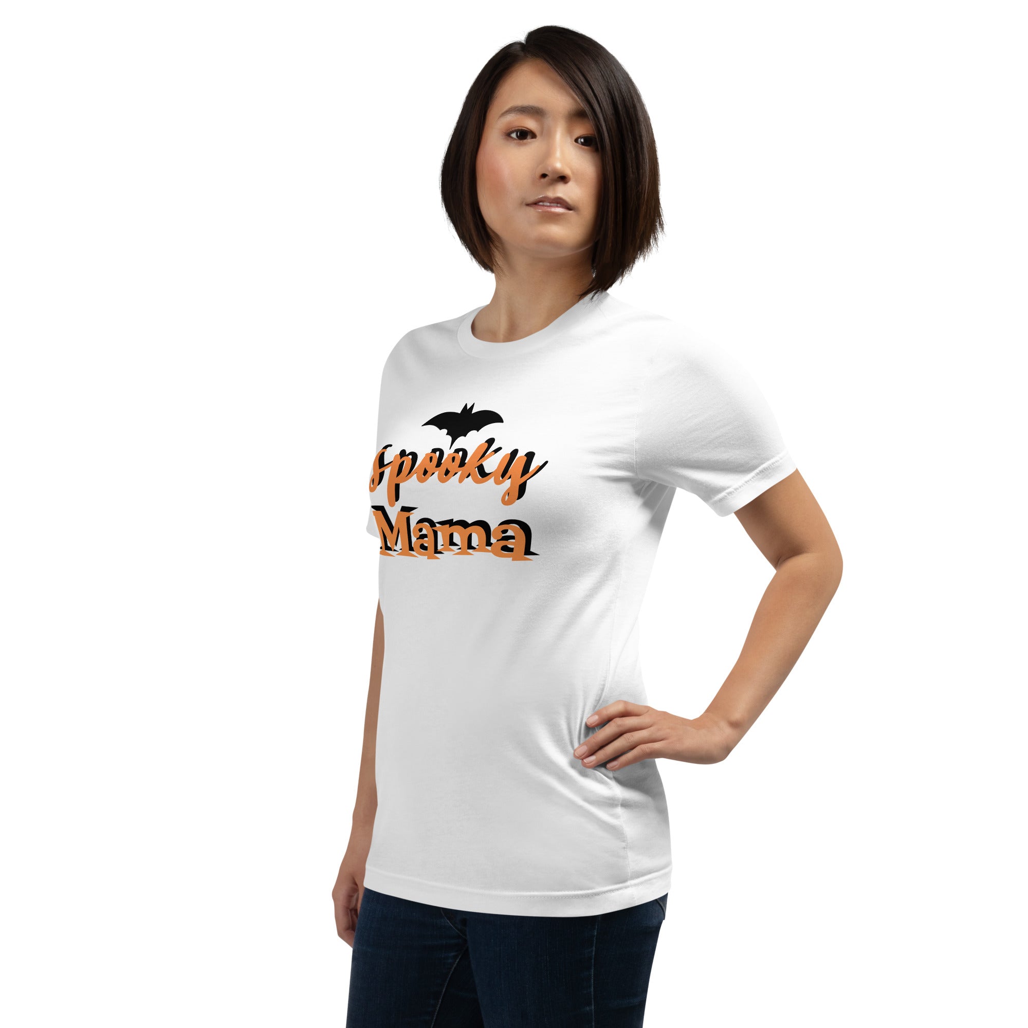 Unisex t-shirt Spooky Mama Slogan For Halloween