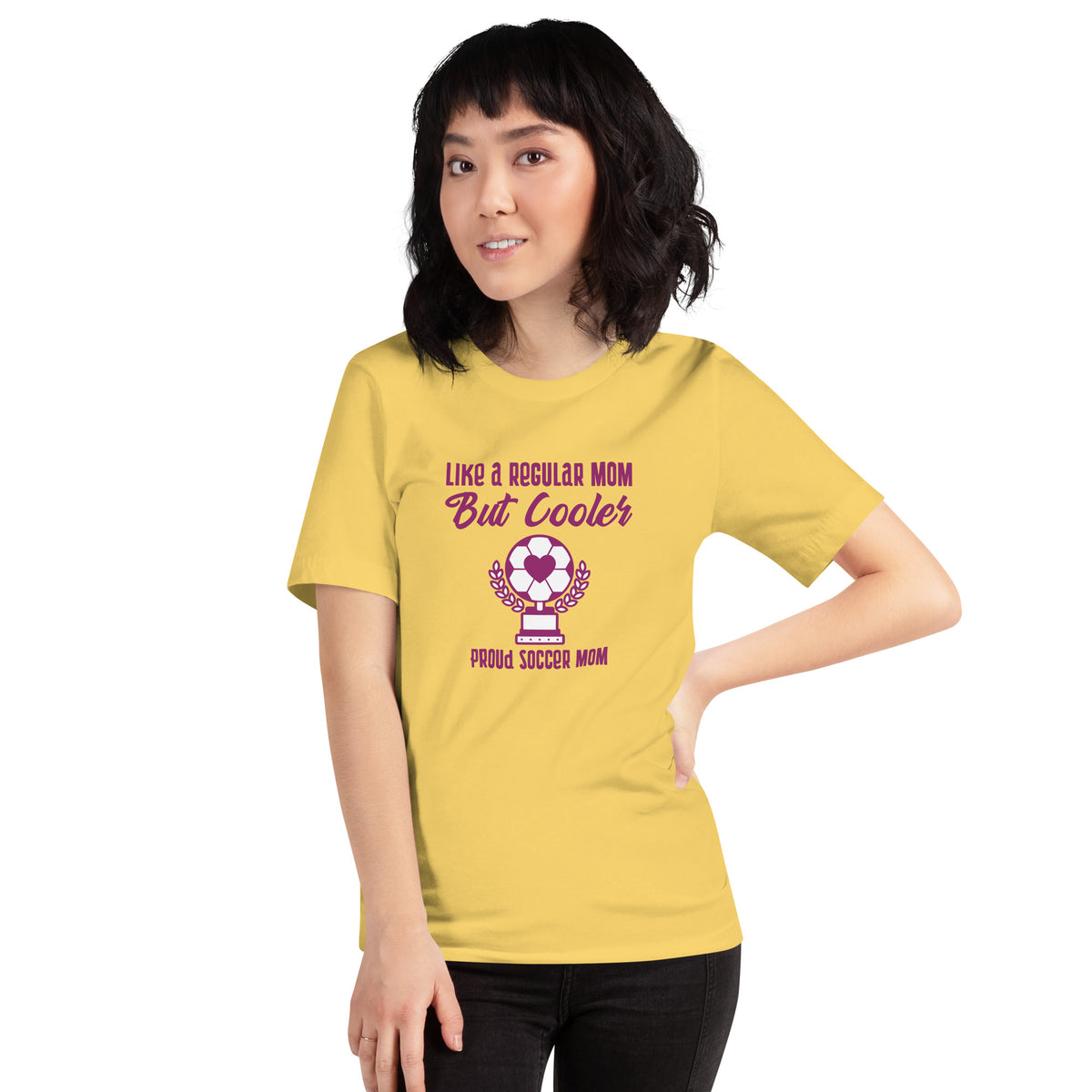 Unisex t-shirt: Cool Soccer Mom Like a Regular Mom but Cooler