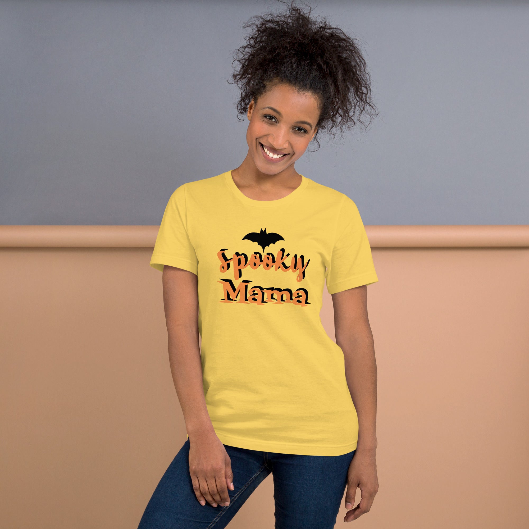 Unisex t-shirt Spooky Mama Slogan For Halloween