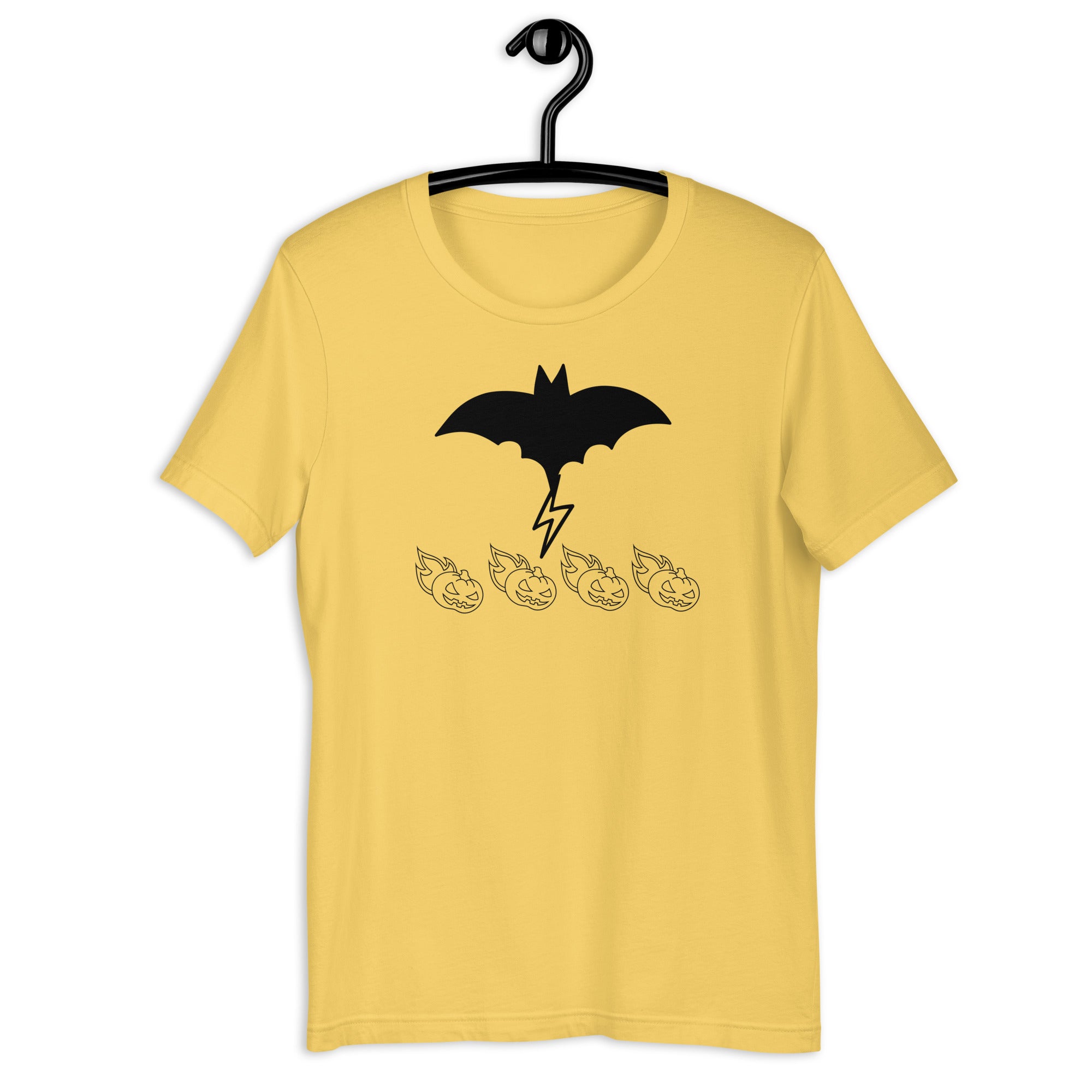 Unisex T-Shirt - Bat & Pumpkin Graphic