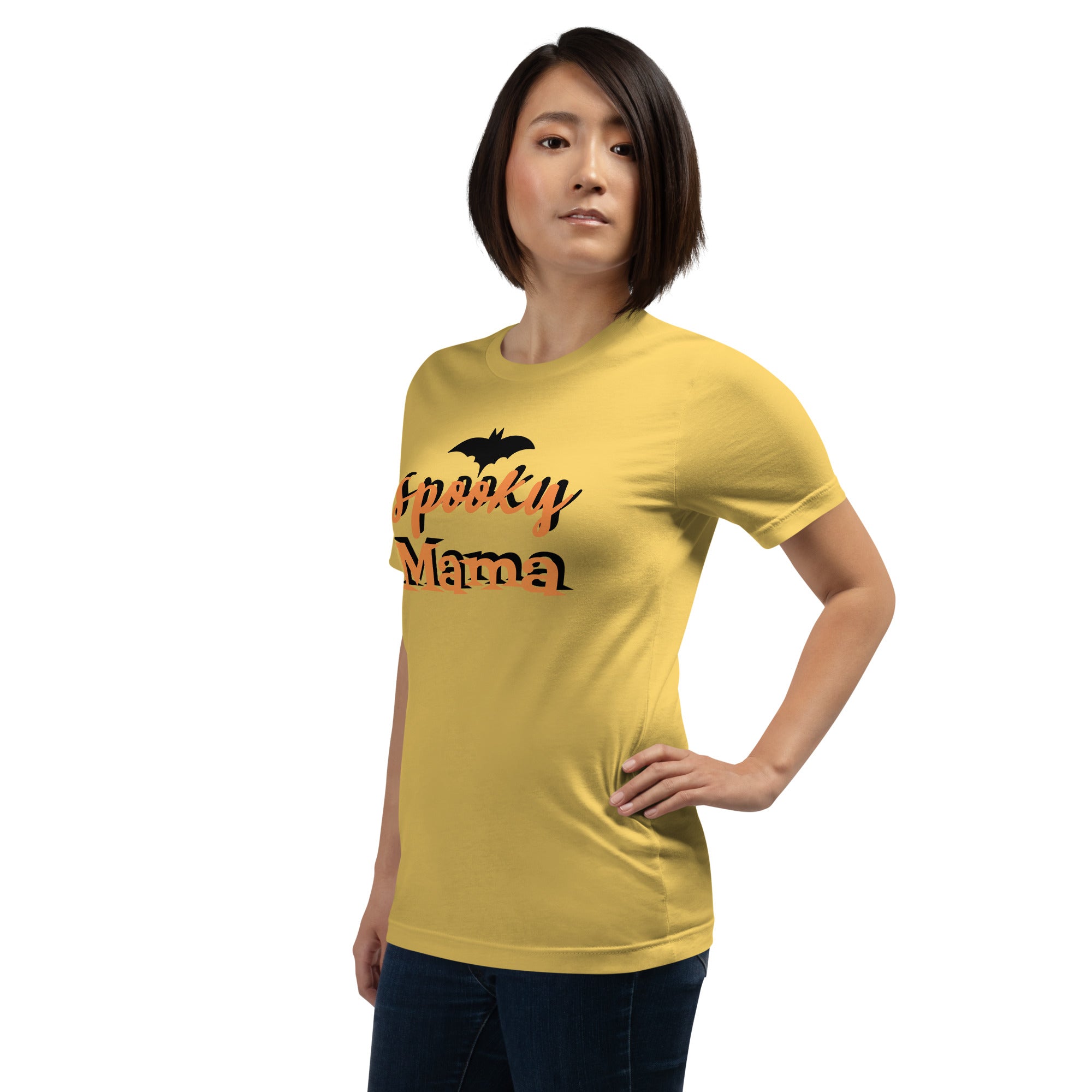 Unisex t-shirt Spooky Mama Slogan For Halloween