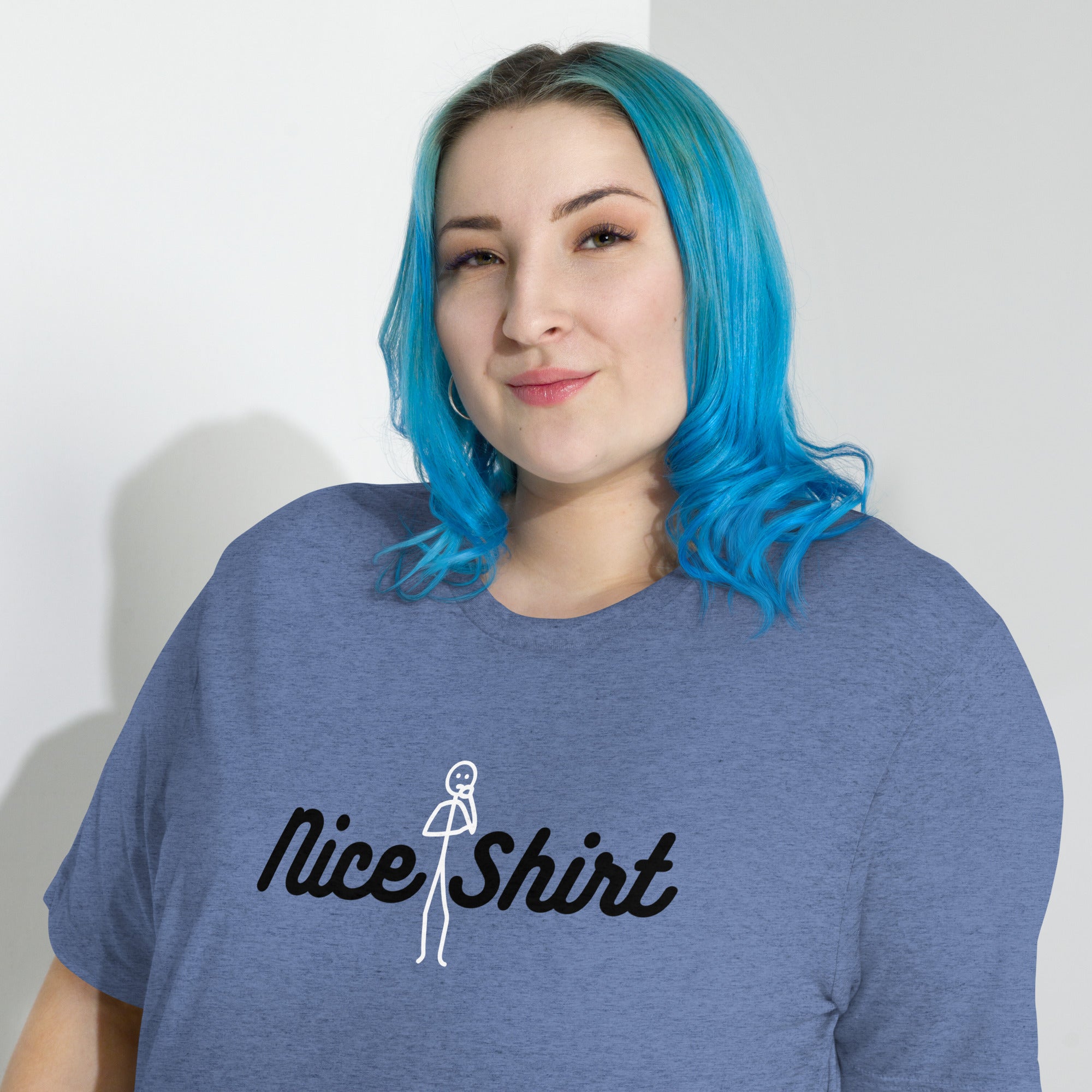 Unisex Tri-Blend Nice Shirt T-Shirt: Comfortable, Elastic & Durable