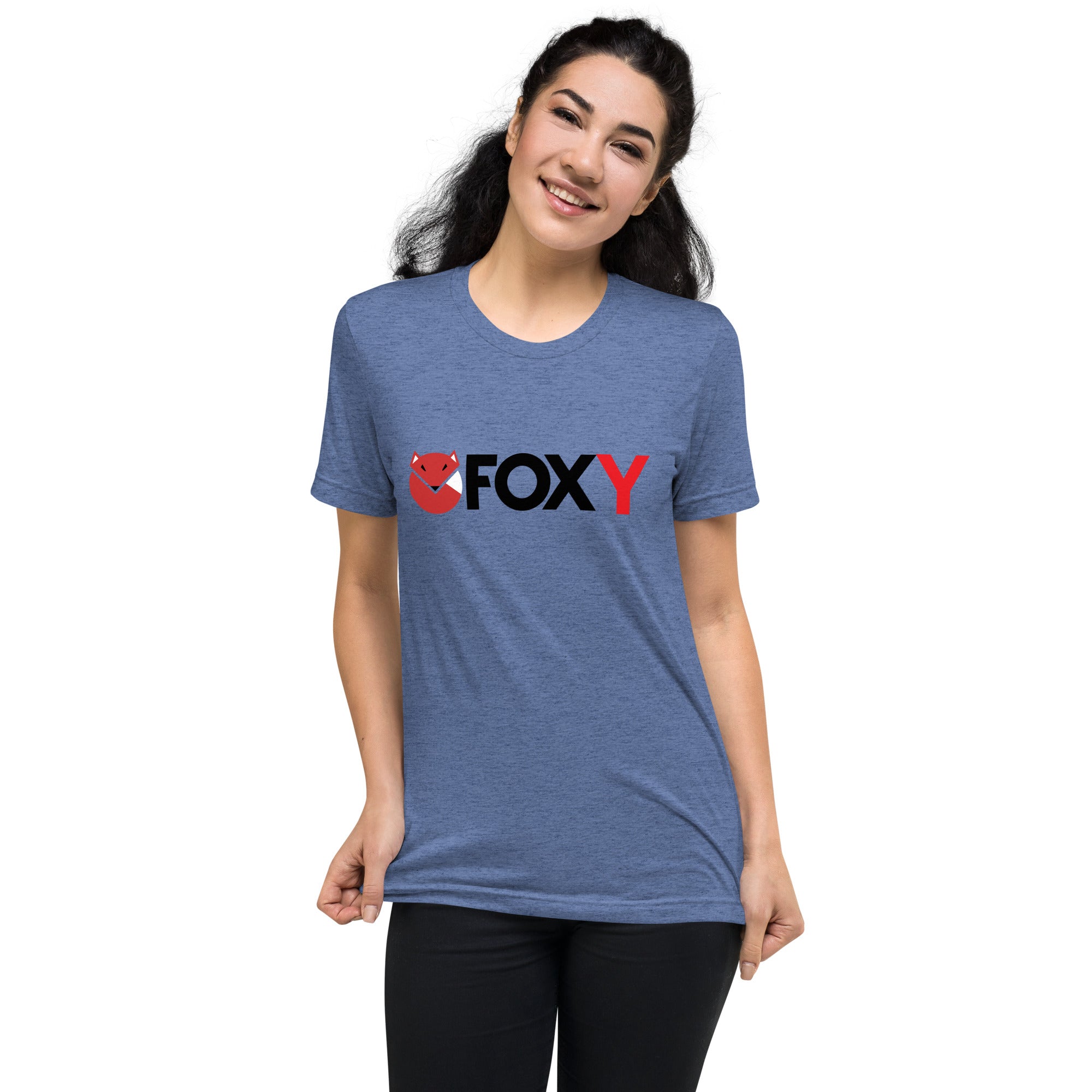 Unisex Tri-Blend Foxy T-Shirt: Comfortable, Elastic, Durable