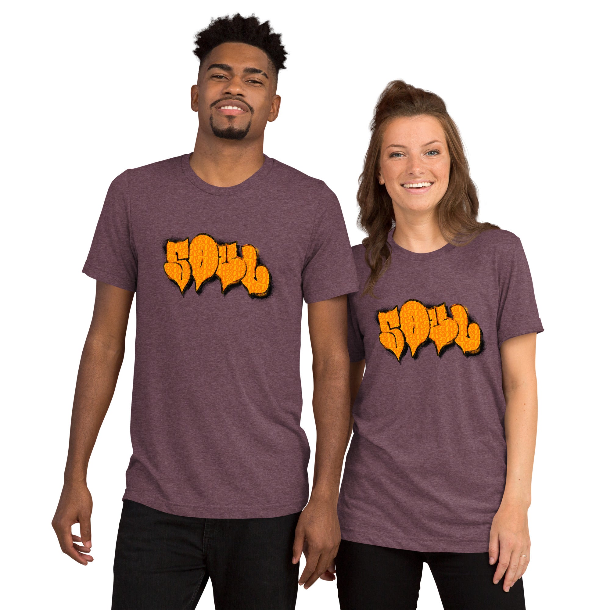 Unisex Tri-Blend Soul T-Shirt: Durable, Elastic & Comfortable