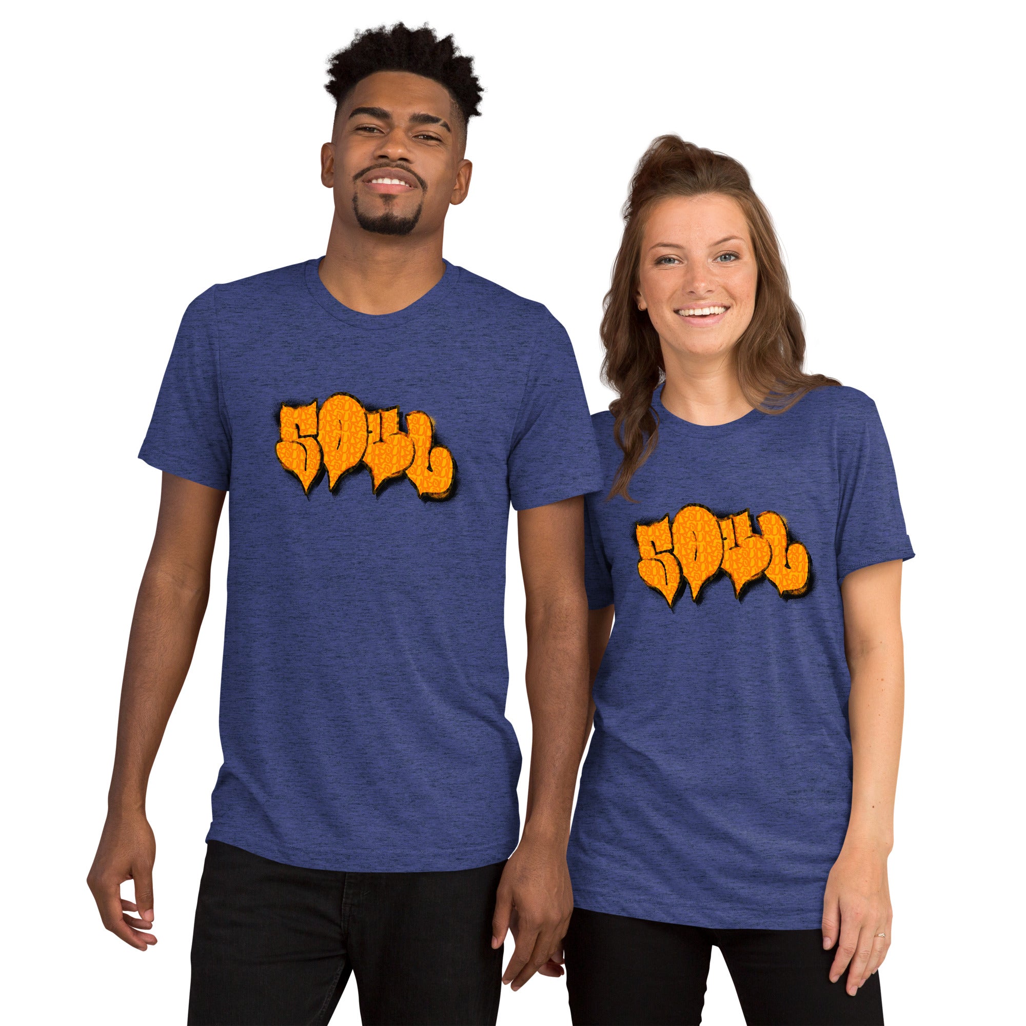 Unisex Tri-Blend Soul T-Shirt: Durable, Elastic & Comfortable