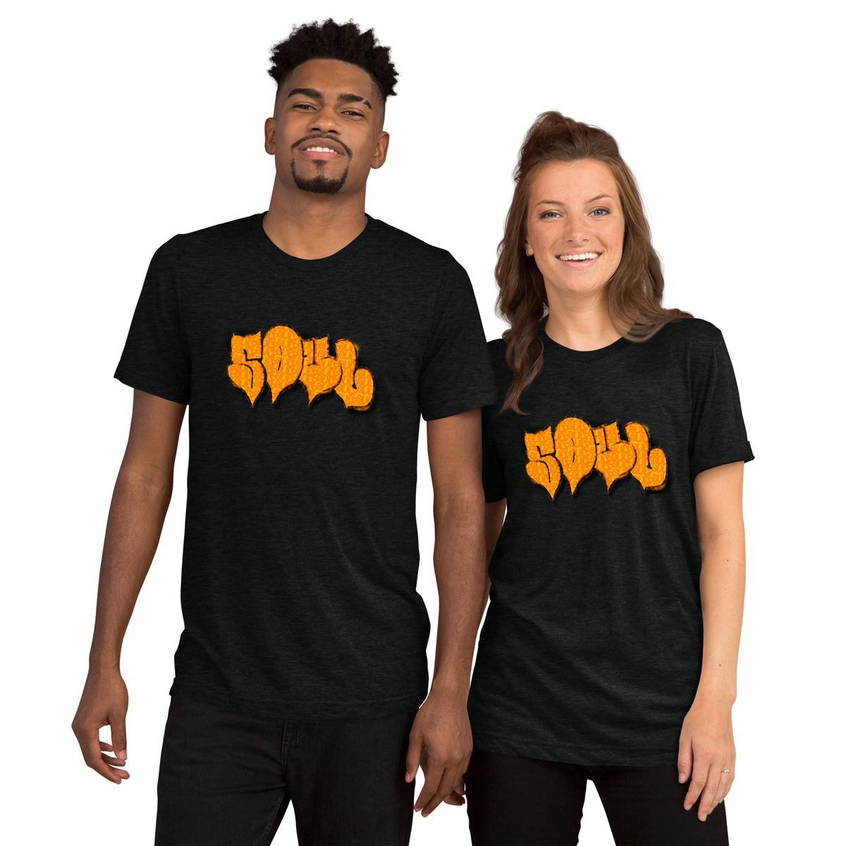 Unisex Tri-Blend Soul T-Shirt: Durable, Elastic & Comfortable