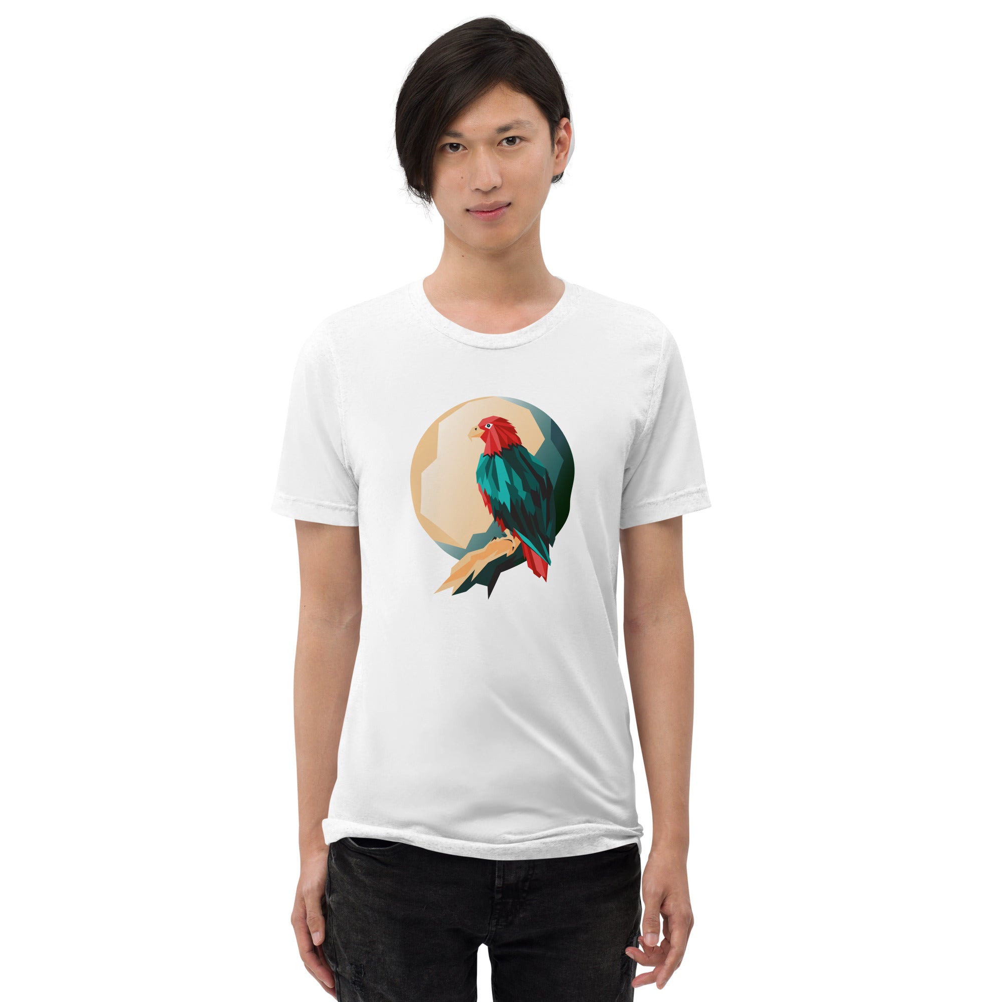 Unisex Tri-Blend Eagle Graphic T-Shirt: Comfortable, Elastic & Durable