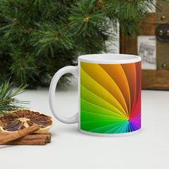 Spectrum Spiral Ceramic Mug
