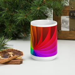 Spectrum Spiral Ceramic Mug