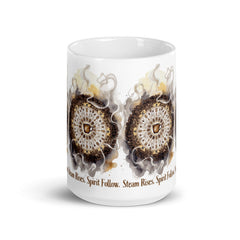 Steam Rises Ceramic Mug