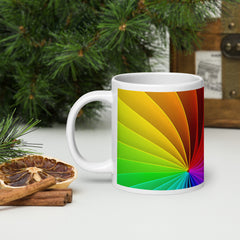 Spectrum Spiral Ceramic Mug