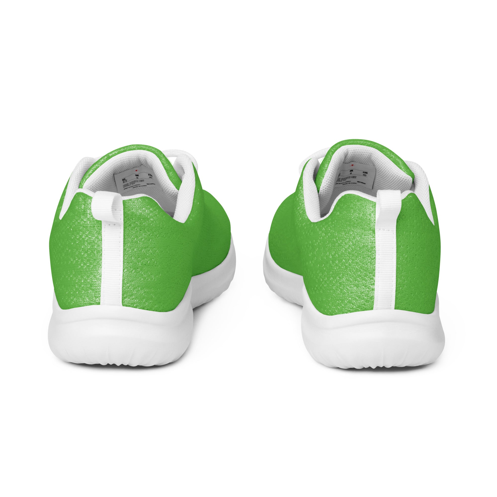 Women’s Lightweight Athletic Shoes - Sporty Style in Vibrant Kelly Green