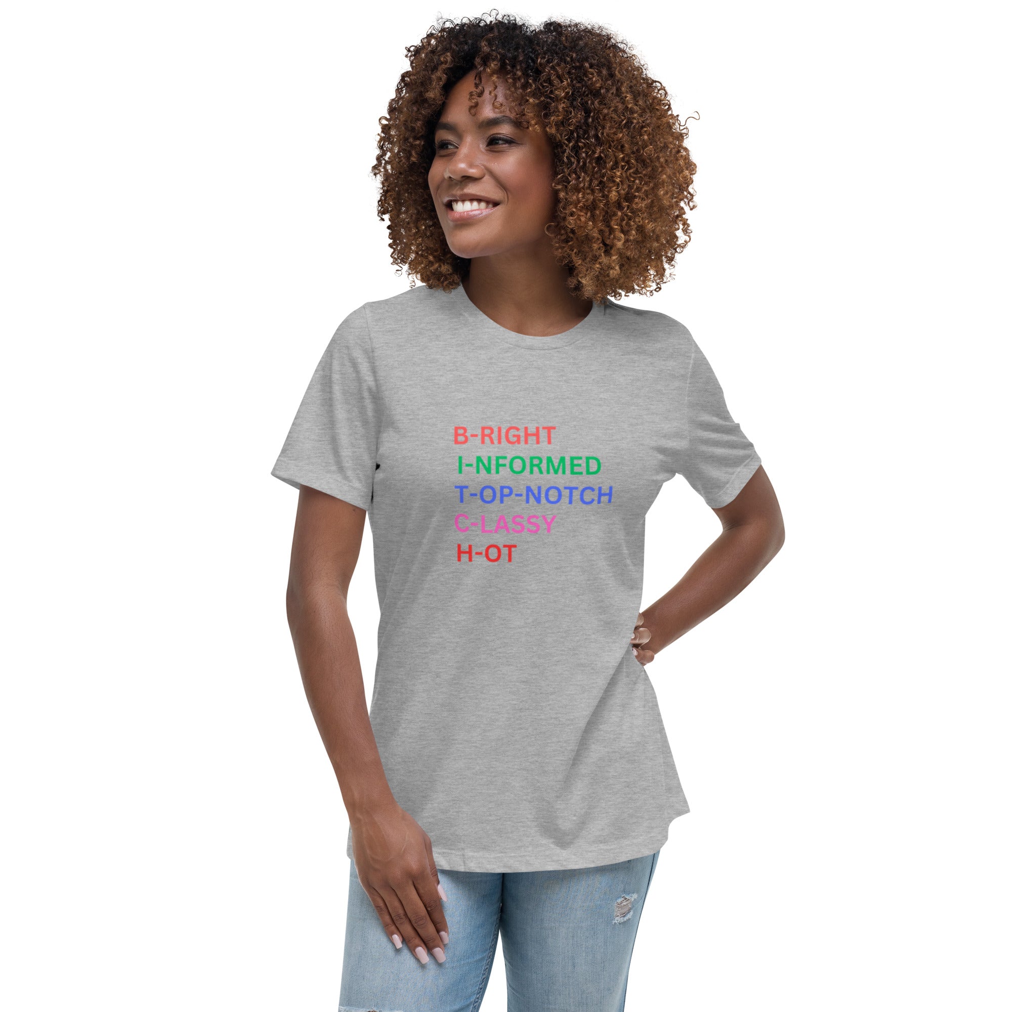 Women's Relaxed Funny Bitch T-Shirt