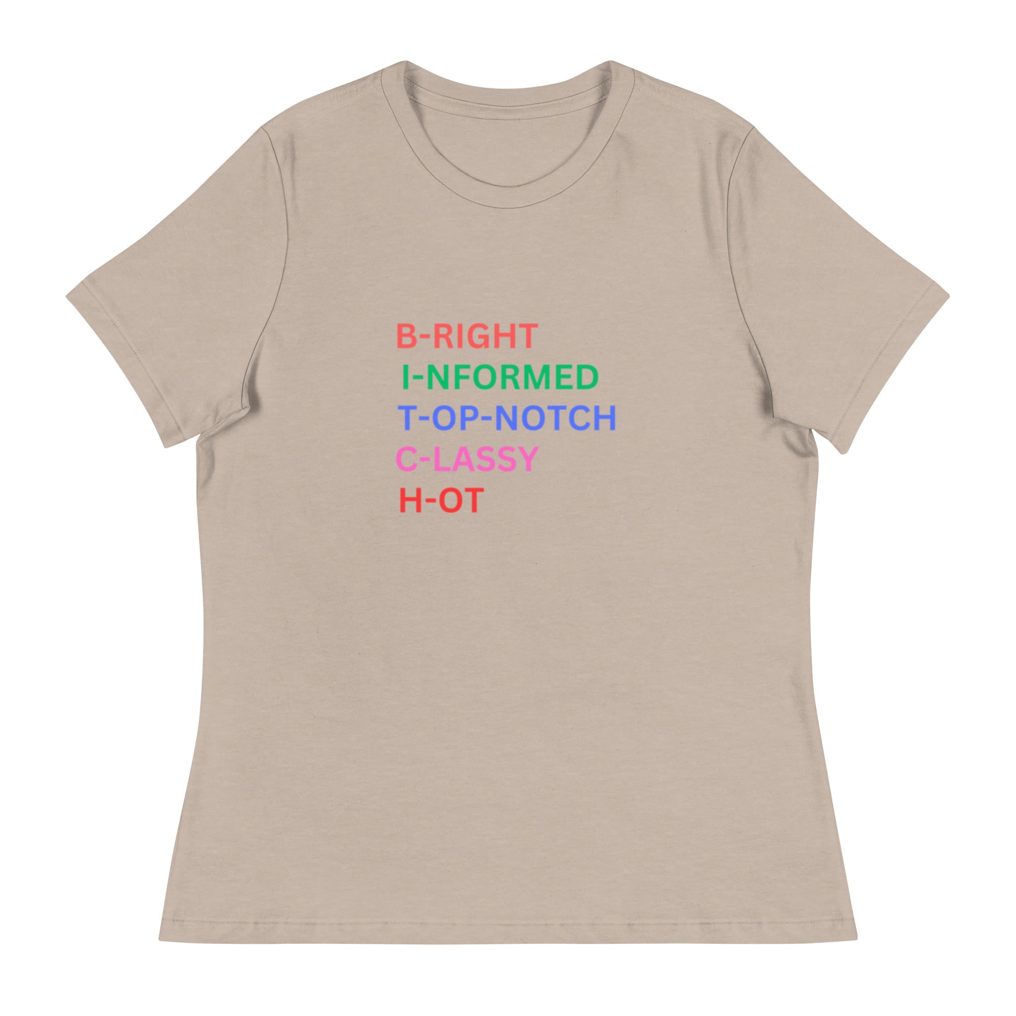 Women's Relaxed Funny Bitch T-Shirt