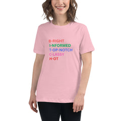 Women's Relaxed Funny Bitch T-Shirt