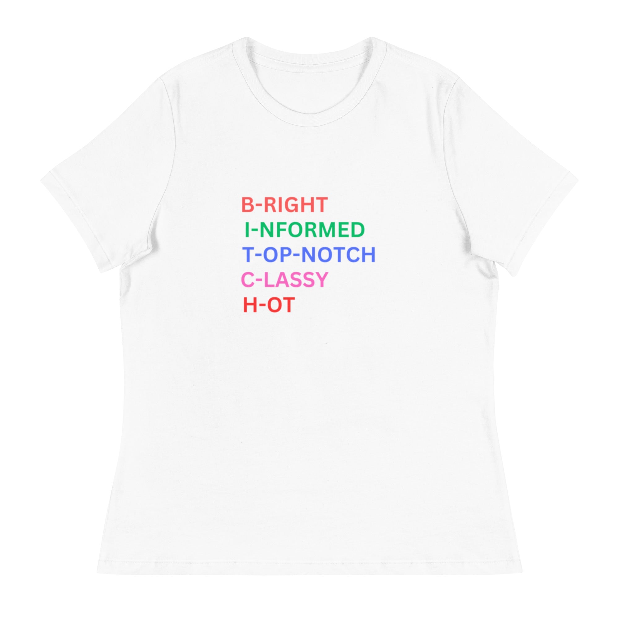 Women's Relaxed Funny Bitch T-Shirt