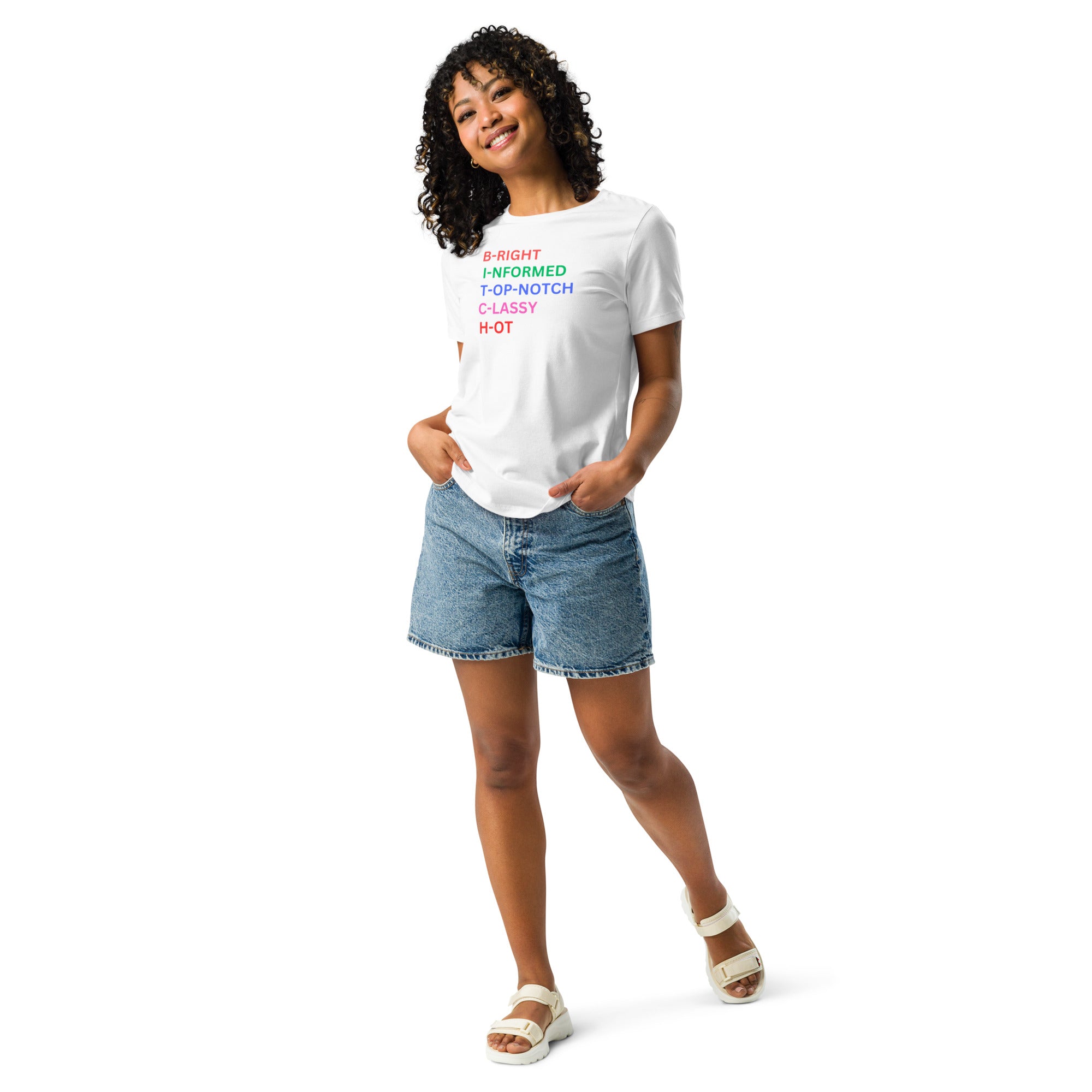 Women's Relaxed Funny Bitch T-Shirt