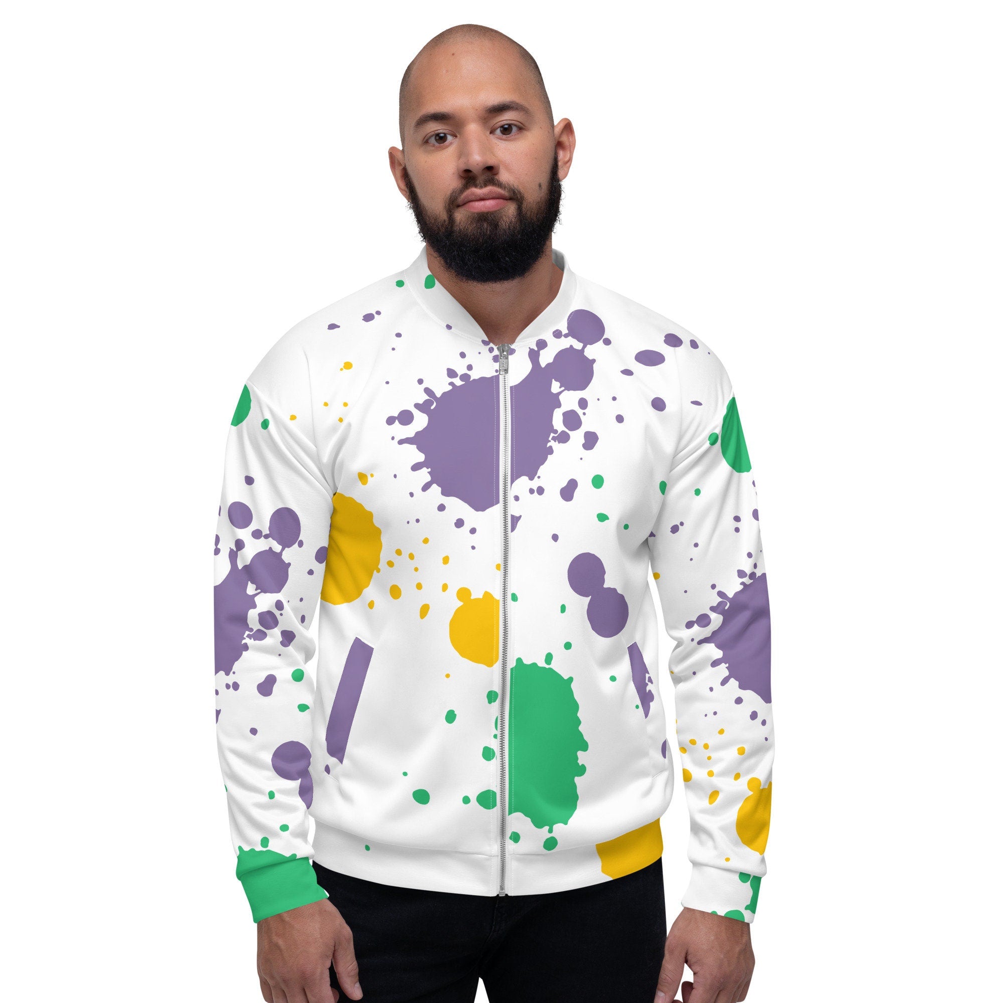 Paint Splash Unisex Bomber Jacket