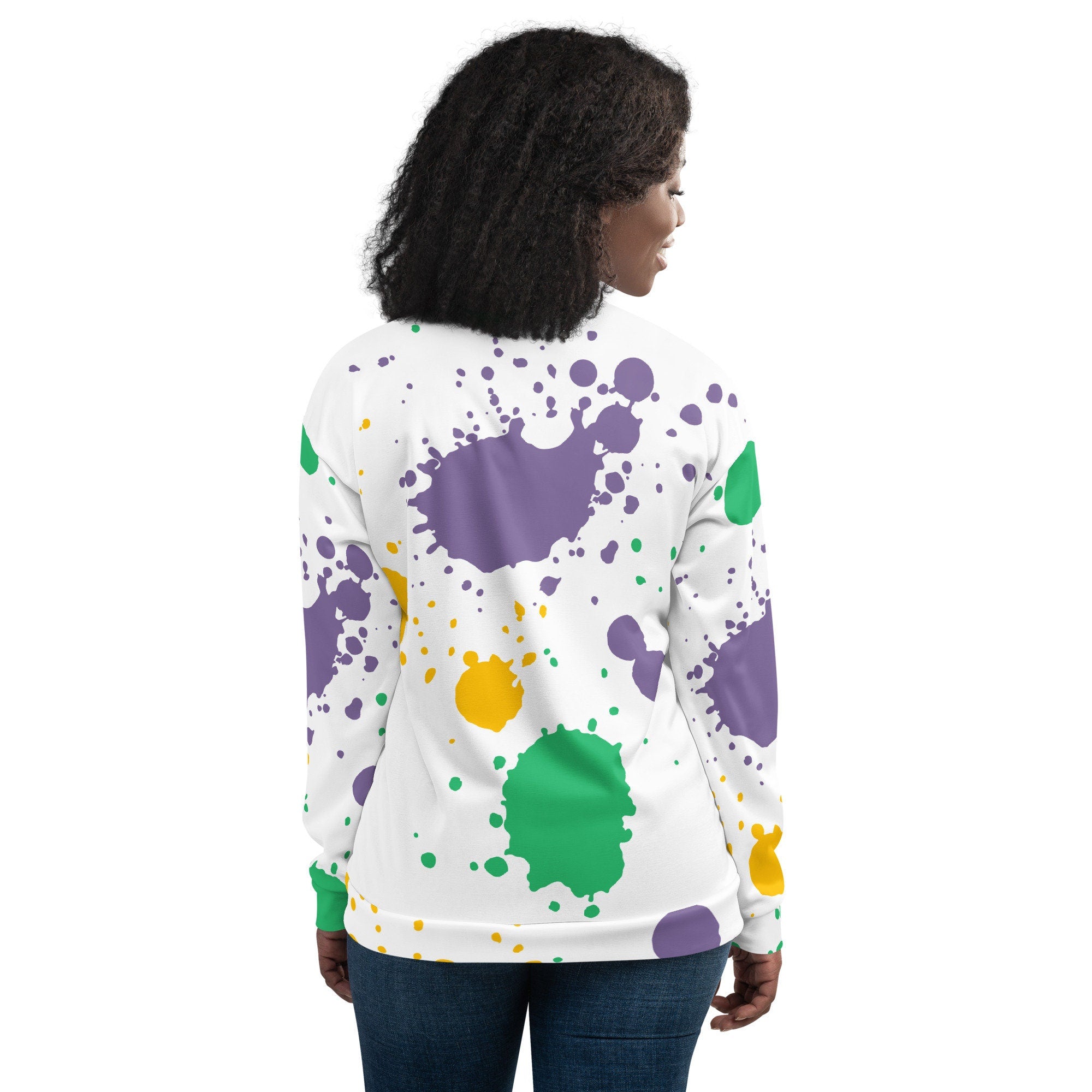 Paint Splash Unisex Bomber Jacket