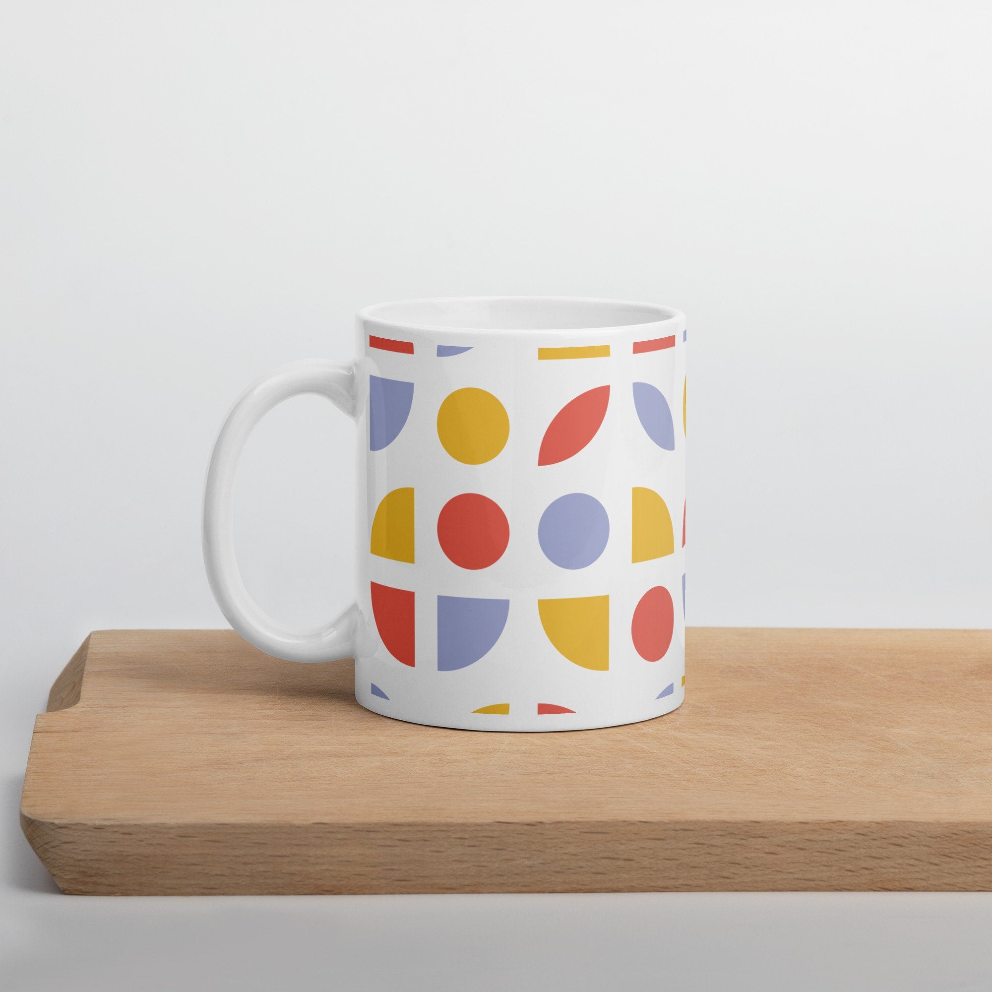 Abstract Design Ceramic Coffee Mug